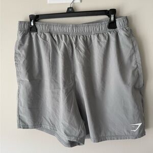 Gymshark Light Gray Athletic Shorts